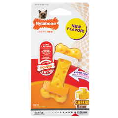 Игрушка для собак NYLABONE Косточка экстра жесткая с ароматом сыра XS