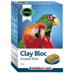 Минеральный блок для птиц VERSELE-LAGA Orlux Clay Bloc Amazon River для крупных попугаев,с глиной