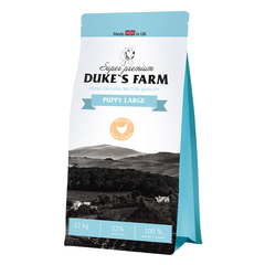 Корм для щенков DUKE'S FARM для крупных пород, курица сух.