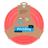 Игрушка для собак PITCHDOG Летающий диск d 24см красный