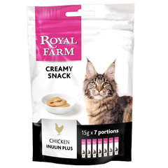 Лакомство для кошек ROYAL FARM Creamy Snack с курицей