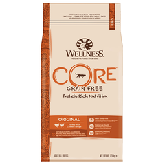 Корм для кошек WELLNESS Core Original беззерновой индейка с курицей сух.