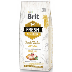 Корм для собак BRIT Fresh Курица с картофелем сух.