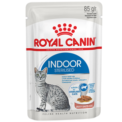 Корм для кошек ROYAL CANIN Indoor для домашних (соус) пауч