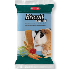 Корм для грызунов PADOVAN Biscuit Carrot бисквиты с морковью