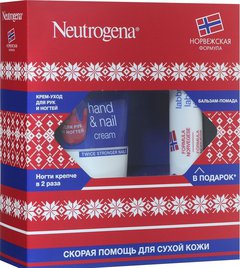 Neutrogena крем для рук и ногтей + бальзам-помада