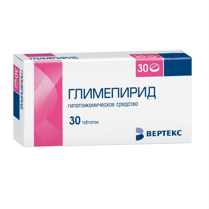 Глимепирид (таблетки, 30 шт, 4 мг, для приема внутрь) - цена,  .