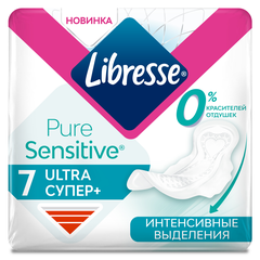 Гигиенические прокладки Libresse Ultra Pure Sensitive Супер