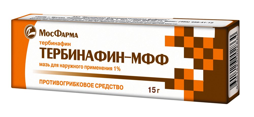 Тербинафин МФФ (мазь, 15 г, 1 %, для наружного применения) - цена .