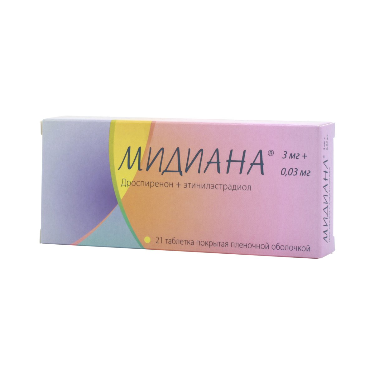 Мидиана (таблетки, 21 шт) - цена,  онлайн , описание .