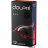 Dolphi презервативы латексные 3в1 с силиконовой смазкой