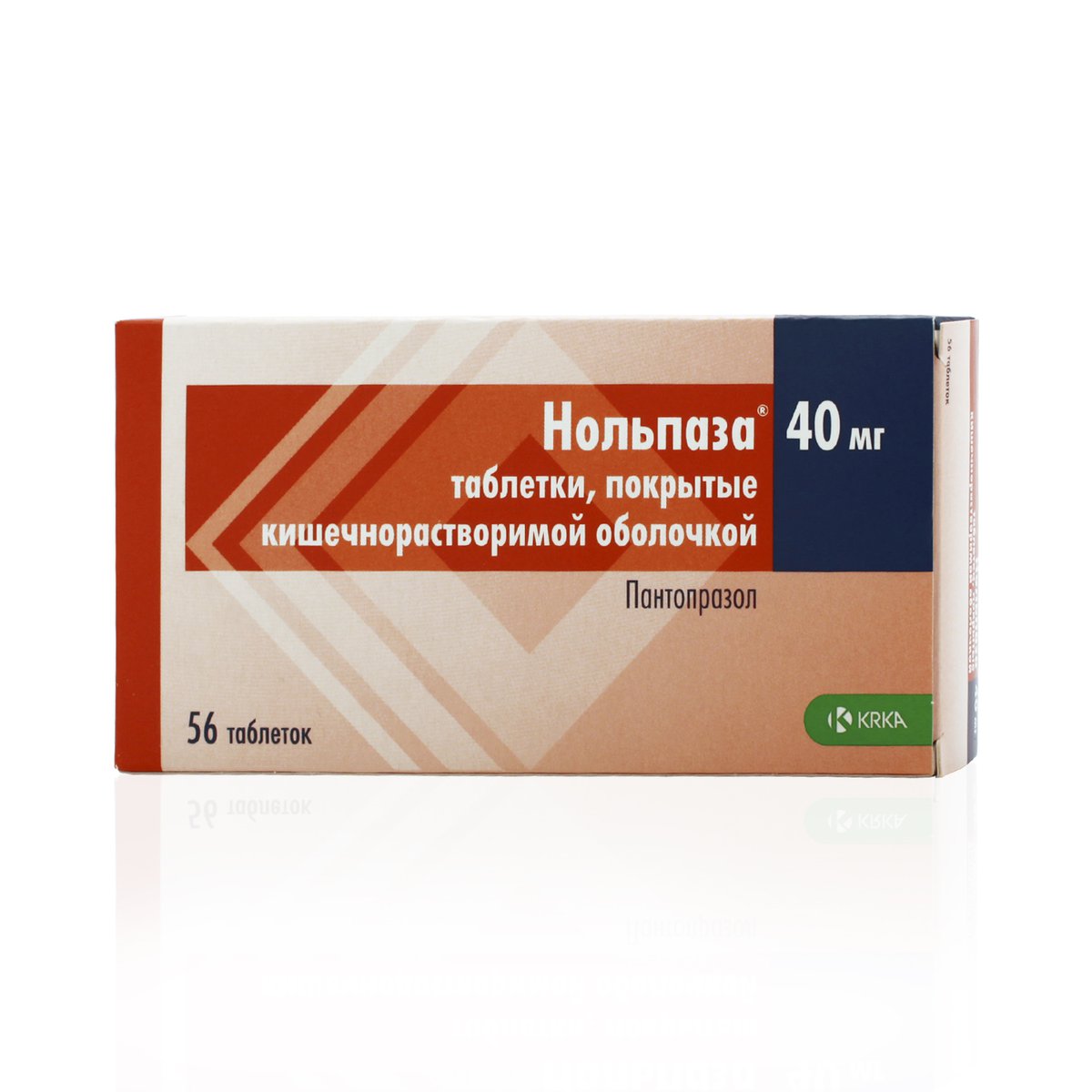 Нольпаза (таблетки, 56 шт, 40 мг, для приема внутрь) - цена,  .