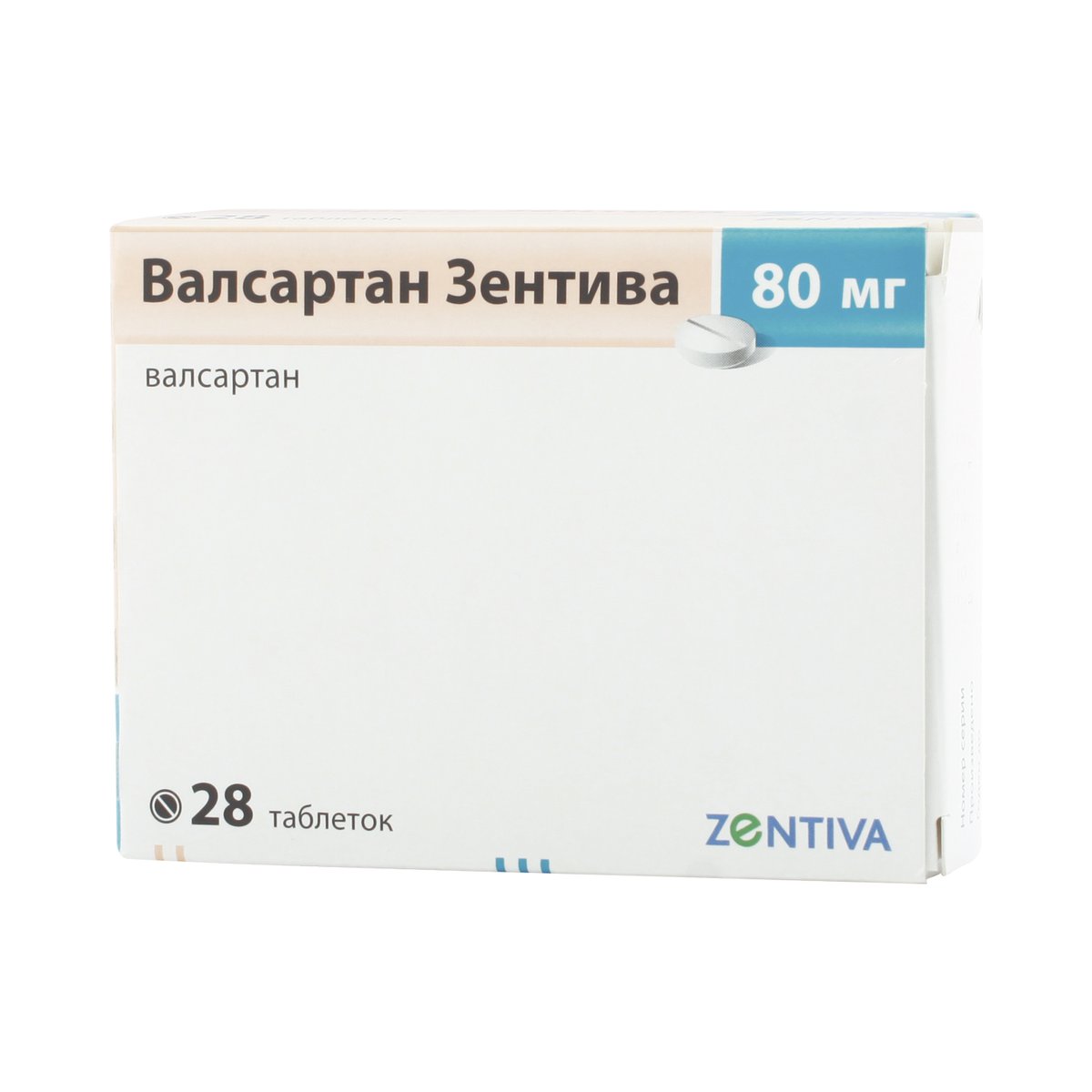 Валсартан-зентива (таблетки, 28 шт, 80 мг) - цена,  онлайн в .