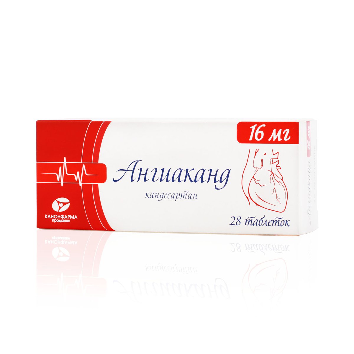 Ангиаканд (таблетки, 28 шт, 16 мг) - цена,  онлайн  .