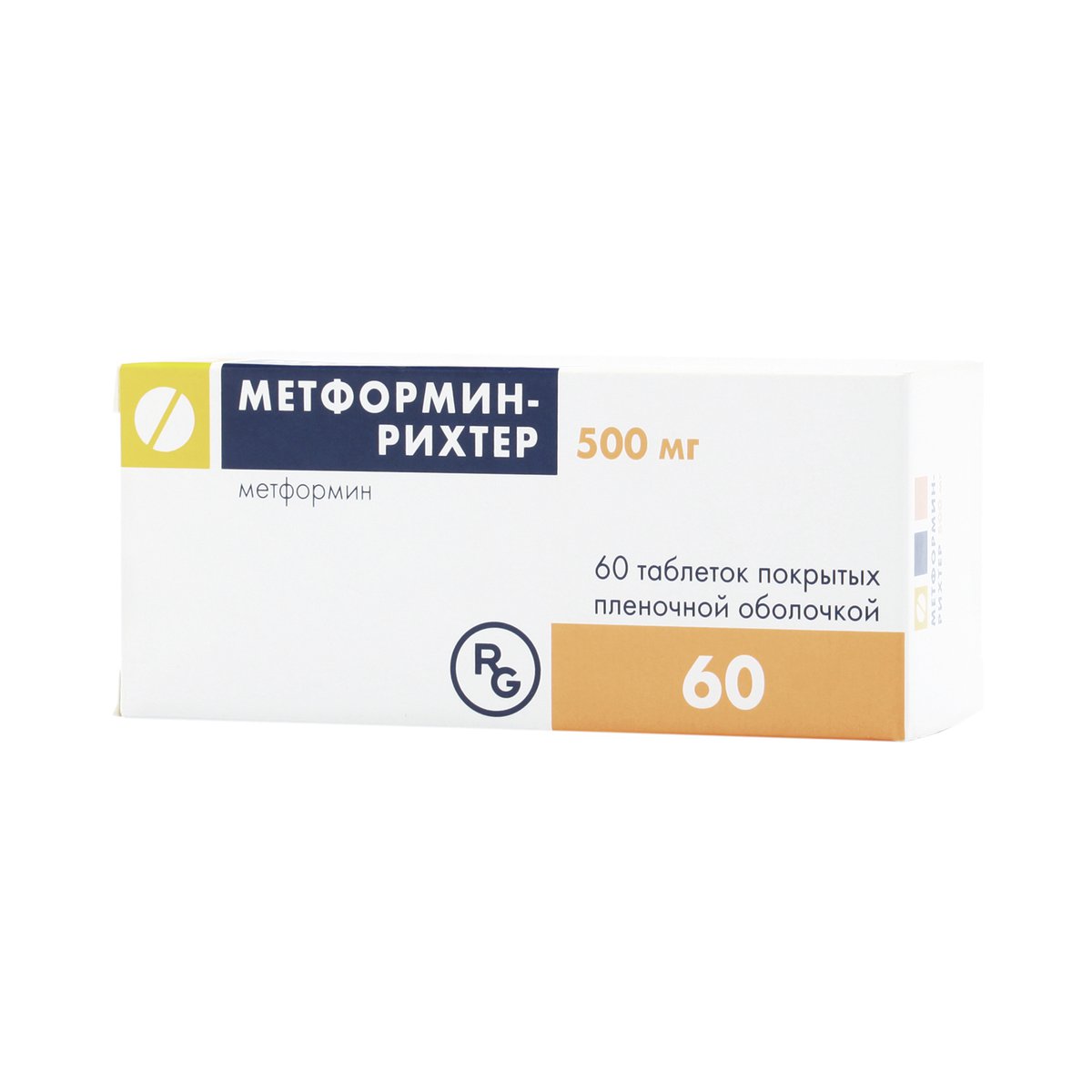 Метформин-рихтер (таблетки, 60 шт, 500 мг) - цена,  онлайн в .