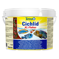 Корм для рыб TETRA Cichlid XL для всех видов цихлид, крупные хлопья (ведро)