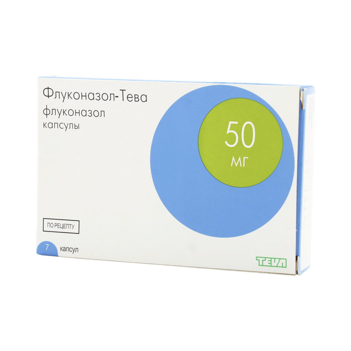 Флуконазол тева (капсулы, 7 шт, 50 мг) - цена,  онлайн  .