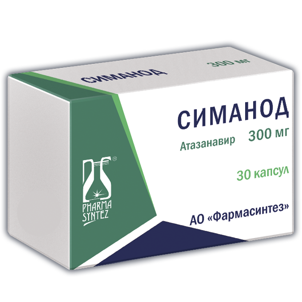 Симанод (капсулы, 30 шт, 300 мг, для внутреннего применения) - цена .