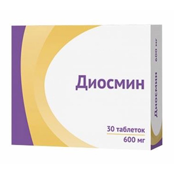 Диосмин (таблетки, 30 шт, 600 мг) - цена,  онлайн  .