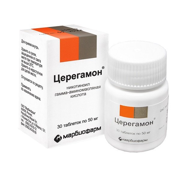 Церегамон (таблетки, 30 шт, 50 мг, для приема внутрь) - цена,  .