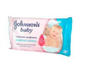 Johnson's Baby салфетки нежная забота