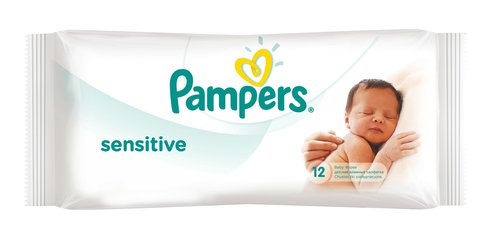 Pampers sensitive салфетки влажные