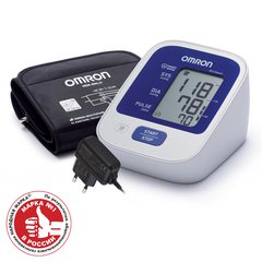 Тонометр OMRON M2 Classic с адаптером и универсальной веерообразной манжетой Easy Cuff (22-42 см)