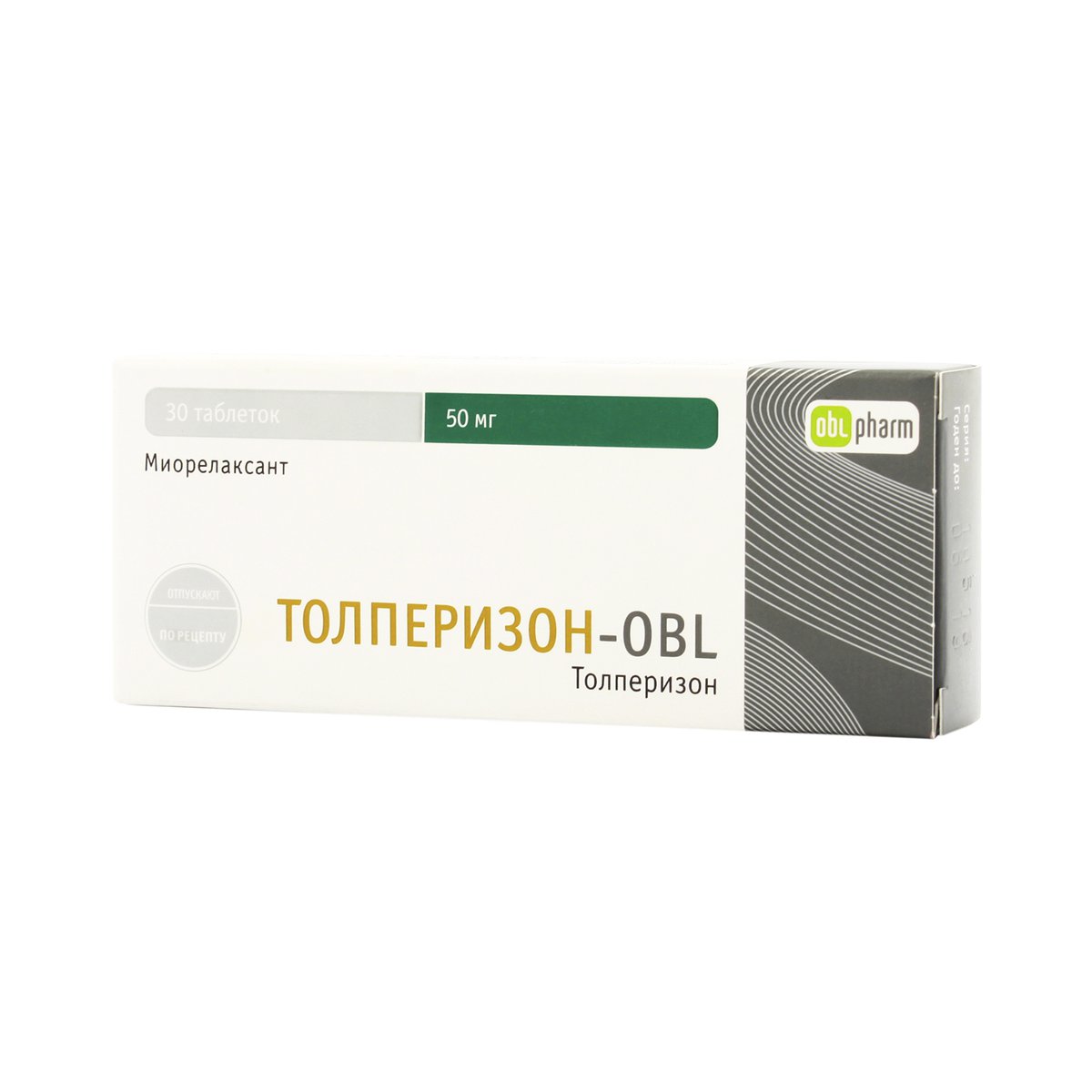 Толперизон-obl (таблетки, 30 шт, 50 мг) - цена,  онлайн  .