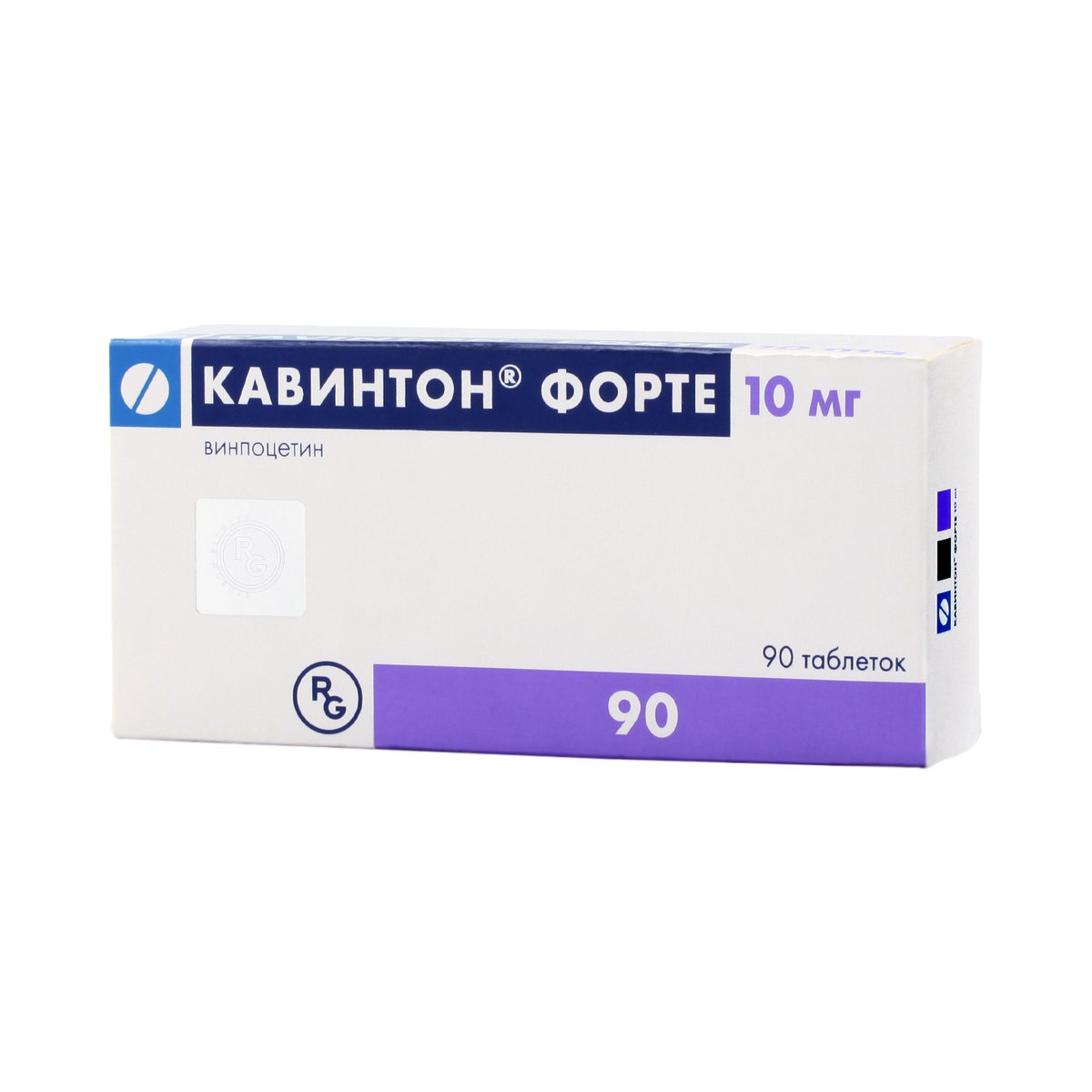 Кавинтон форте (таблетки, 90 шт, 10 мг, для приема внутрь) - цена .